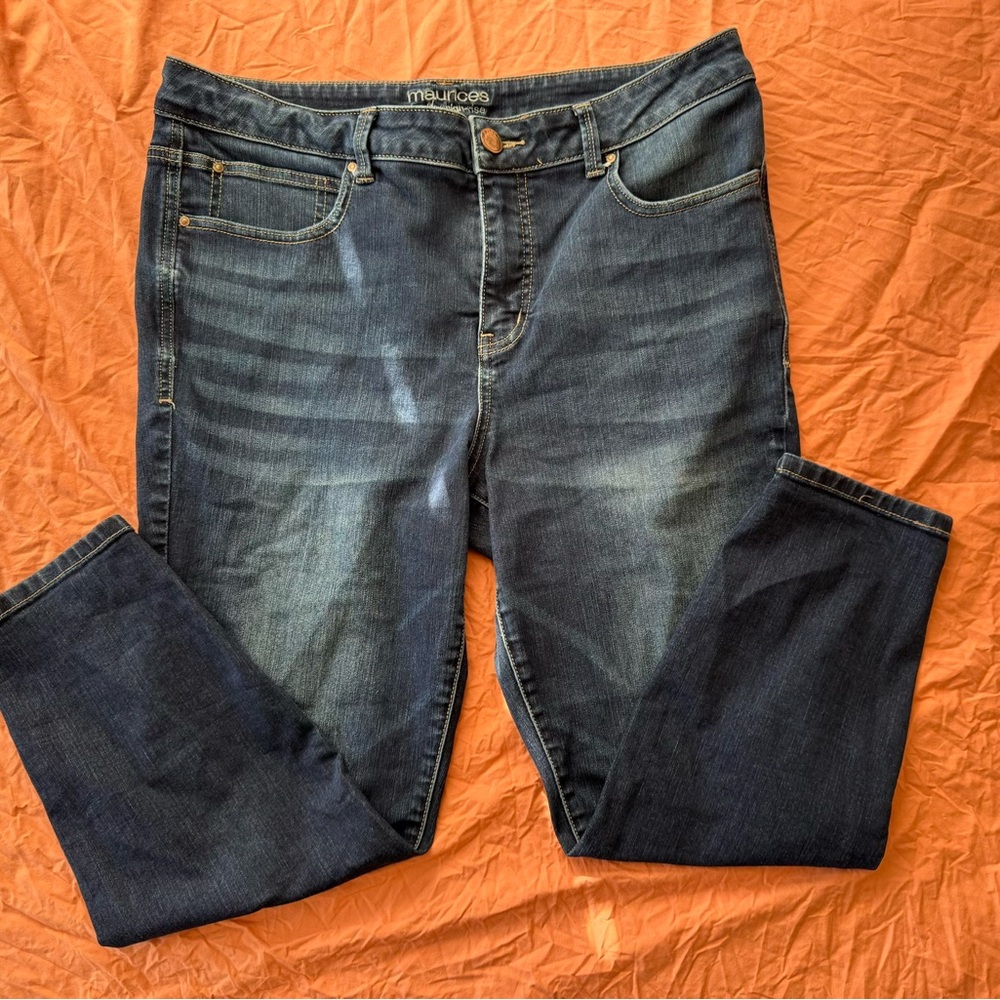 Maurices Men's Dark Blue Straight Jeans